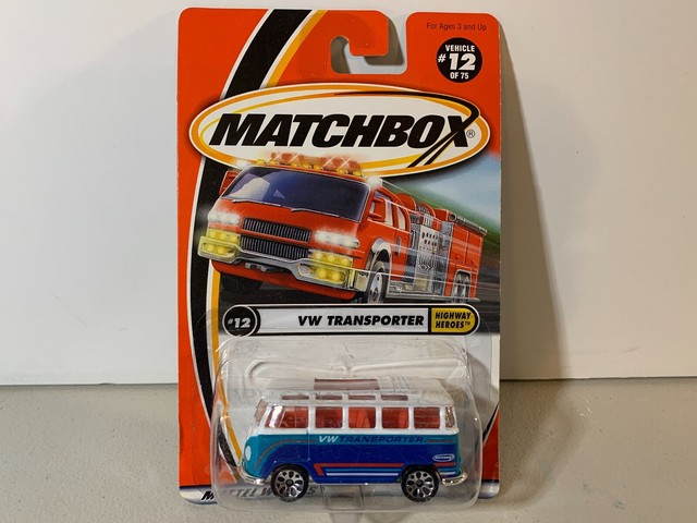 Mattel Matchbox VW TRANSPORTER #12 of 75 Highway Heroes 2000 for sale online | eBay