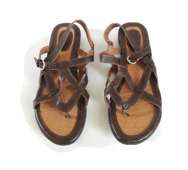 BOC Born Womens Sz 8M Averie Slingback Thong Brown Buckle Closure Sandals C31906 | eBay