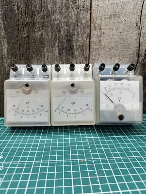 Ammeter, voltmeter collections measuring devices.