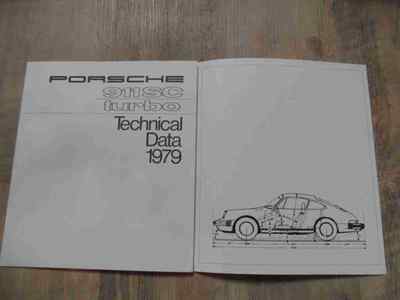 Brochure brochure Porsche 911 SC 911 Turbo Technical Data 1979 SR517