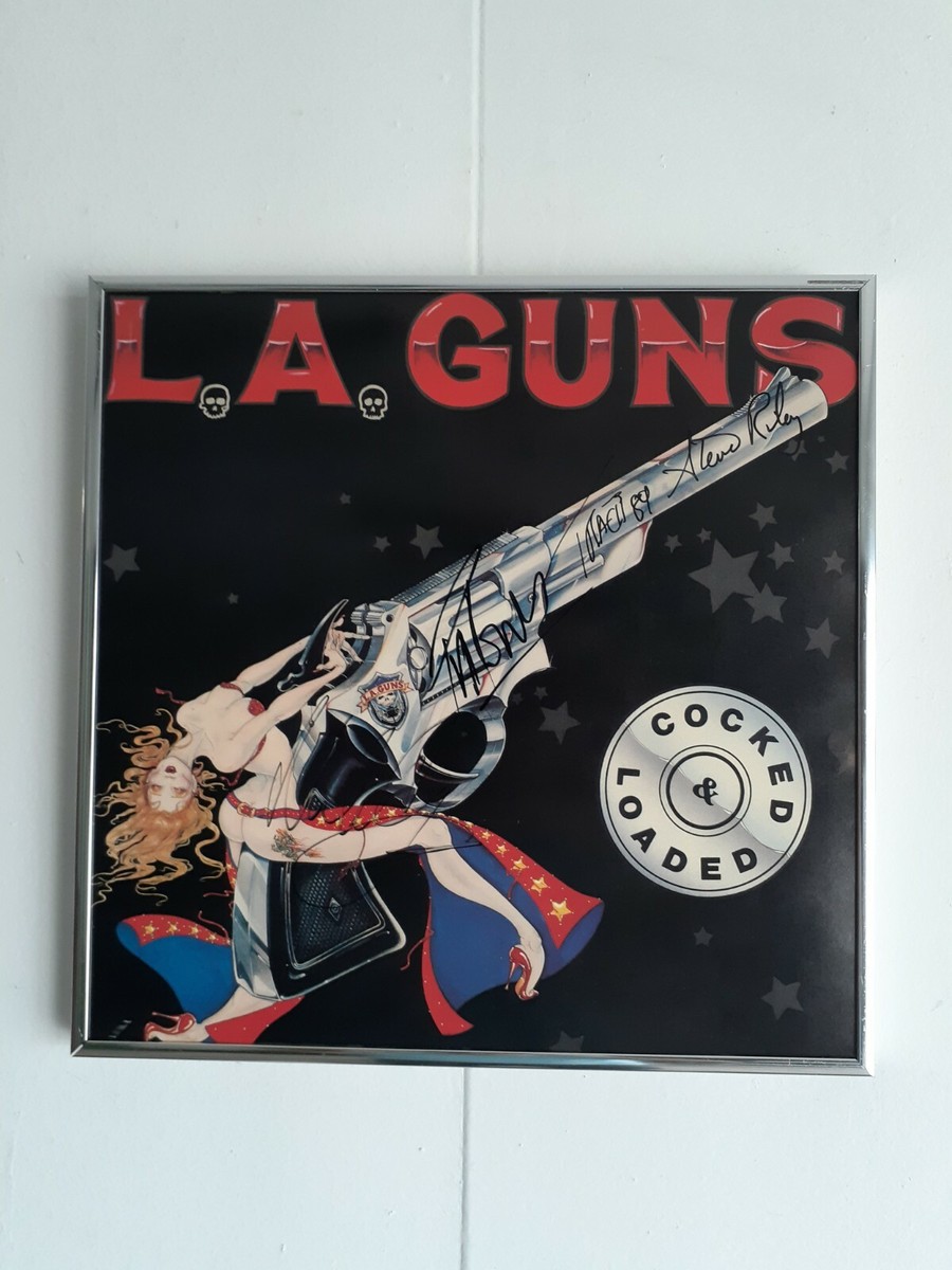 L.A. Guns Cocked And Loaded Album Cover Poster Signed Print | eBay