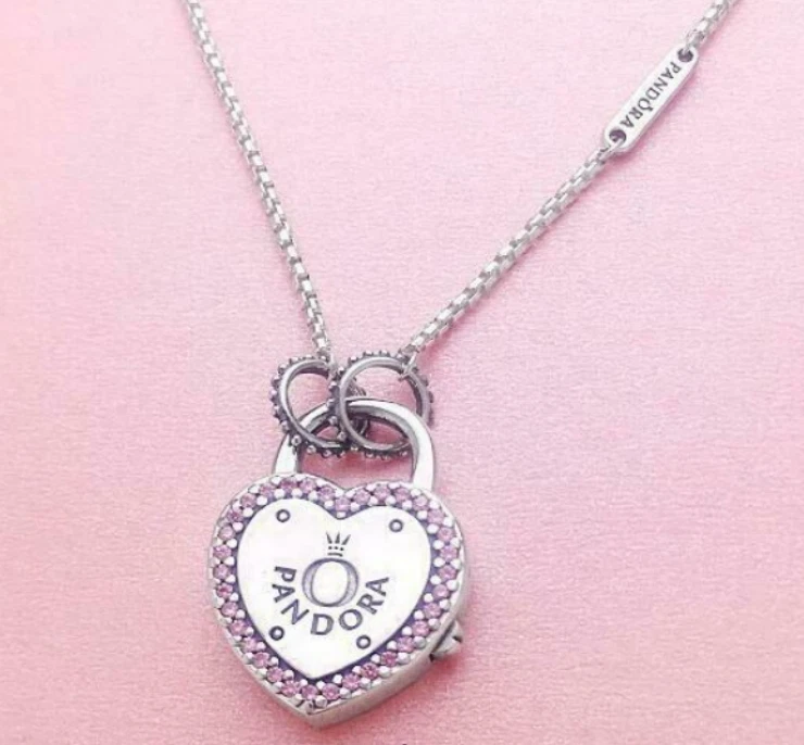 Details 143+ pandora lock necklace latest songngunhatanh.edu.vn
