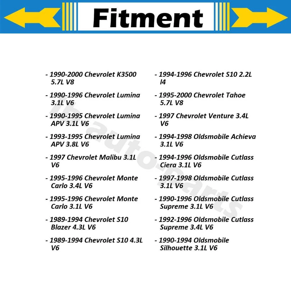 Conector de manguera de calefacción HVAC para Chevrolet S10 1989 1990 1991 1992 1993 1994 1995 Foto 4 de 4