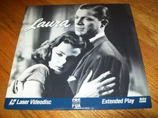 LAURA Laserdisc LD EXCELLENT CONDITION GREAT FILM DANA ANDREWS GENE TIERNEY!