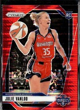 Julie Vanloo 2024 Panini Prizm WNBA RC Red Pulsar /299 Washington Mystics