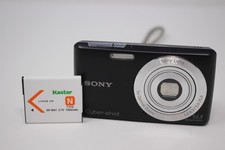 Sony Cyber-shot DSC-W620 14.1MP Digital Camera Black Point Shoot Tested w/Batt