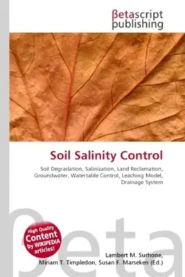 Soil Salinity Control Lambert M. Surhone (u. a.) Taschenbuch Englisch