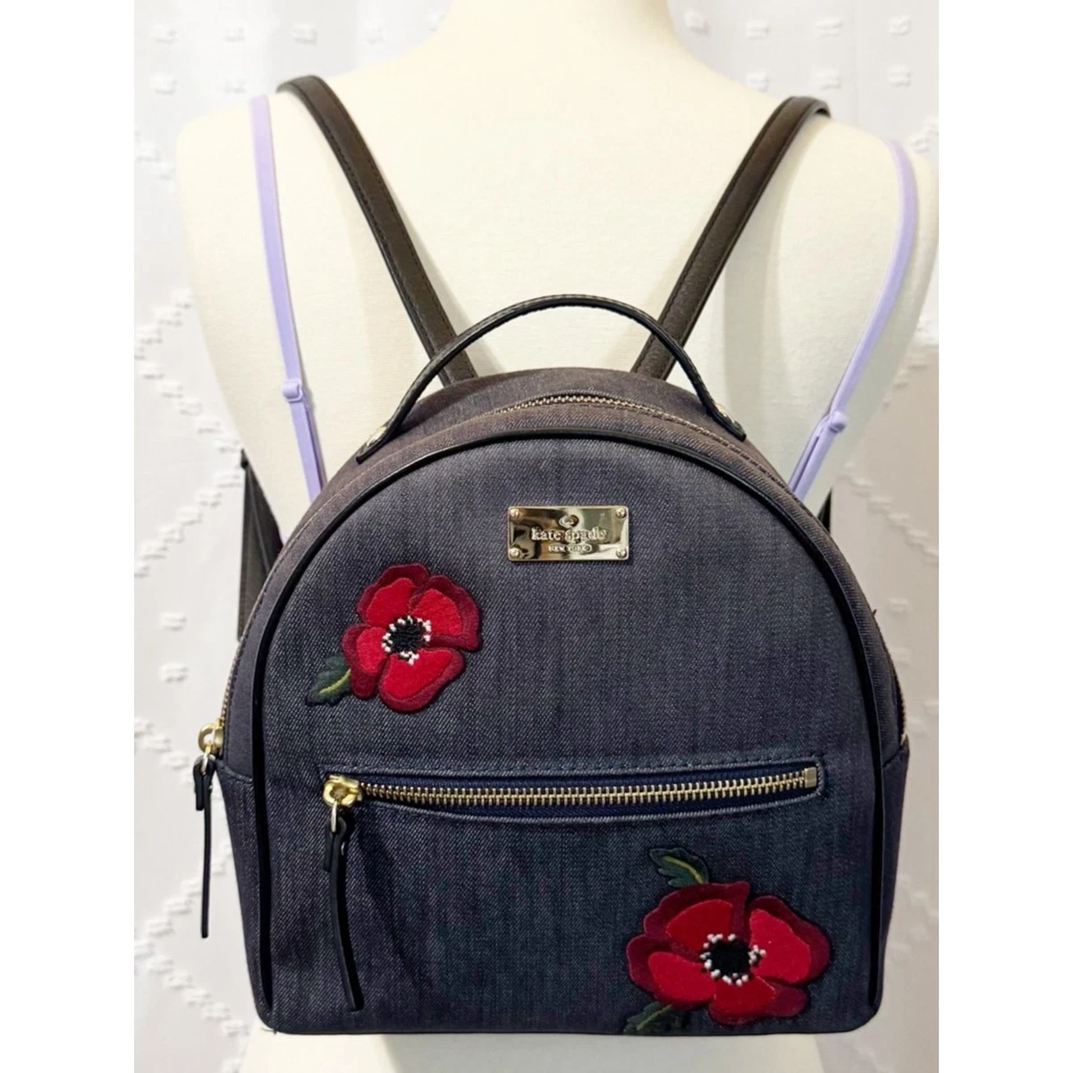kate spade new york Denim Exterior Floral Bags & Handbags  display picture 1