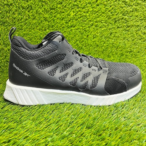 Reebok Fusion Flexweave Herren Größe 11M schwarz Verbundkappe Sicherheit Arbeitsschuhe