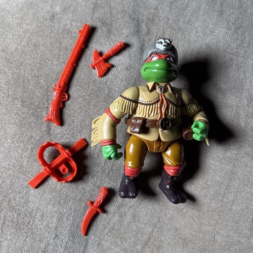 Vintage TMNT Ninja Turtles Figure Sewer Scout Raph 1992 Complete