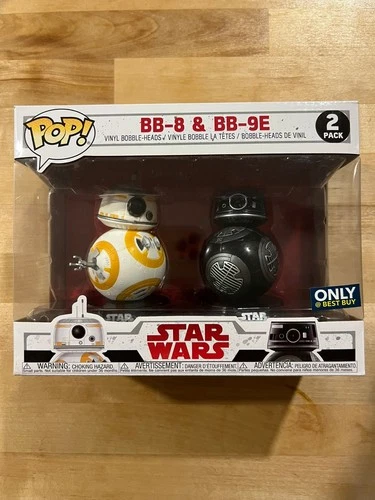 Star Wars - Funco Pop! - BB-8 & BB-9E 2 Pack - Best Buy Exclusive New