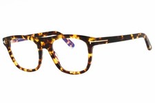 TOM FORD FT5939-B 053 Eyeglasses Blonde Havana Clear Frame 52mm