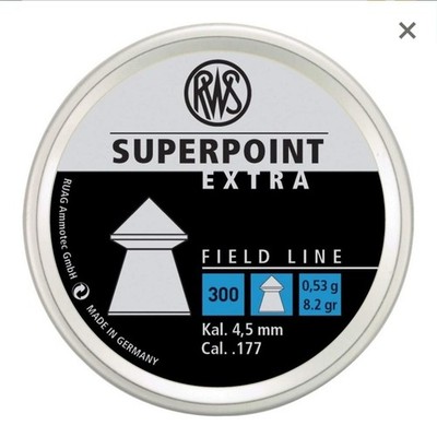 Umarex RWS Super Point Ex Airgun Pellets.177 cal 300/ct
