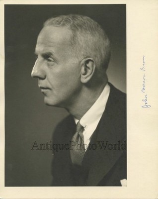 John Mason Brown Drama Kritiker Vintage Kunst Foto von Pach Brothers
