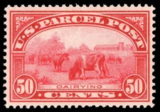 MOMEN: US STAMPS #Q10 PARCEL POST MINT OG NH PF & PSAG CERTS VF LOT #96276