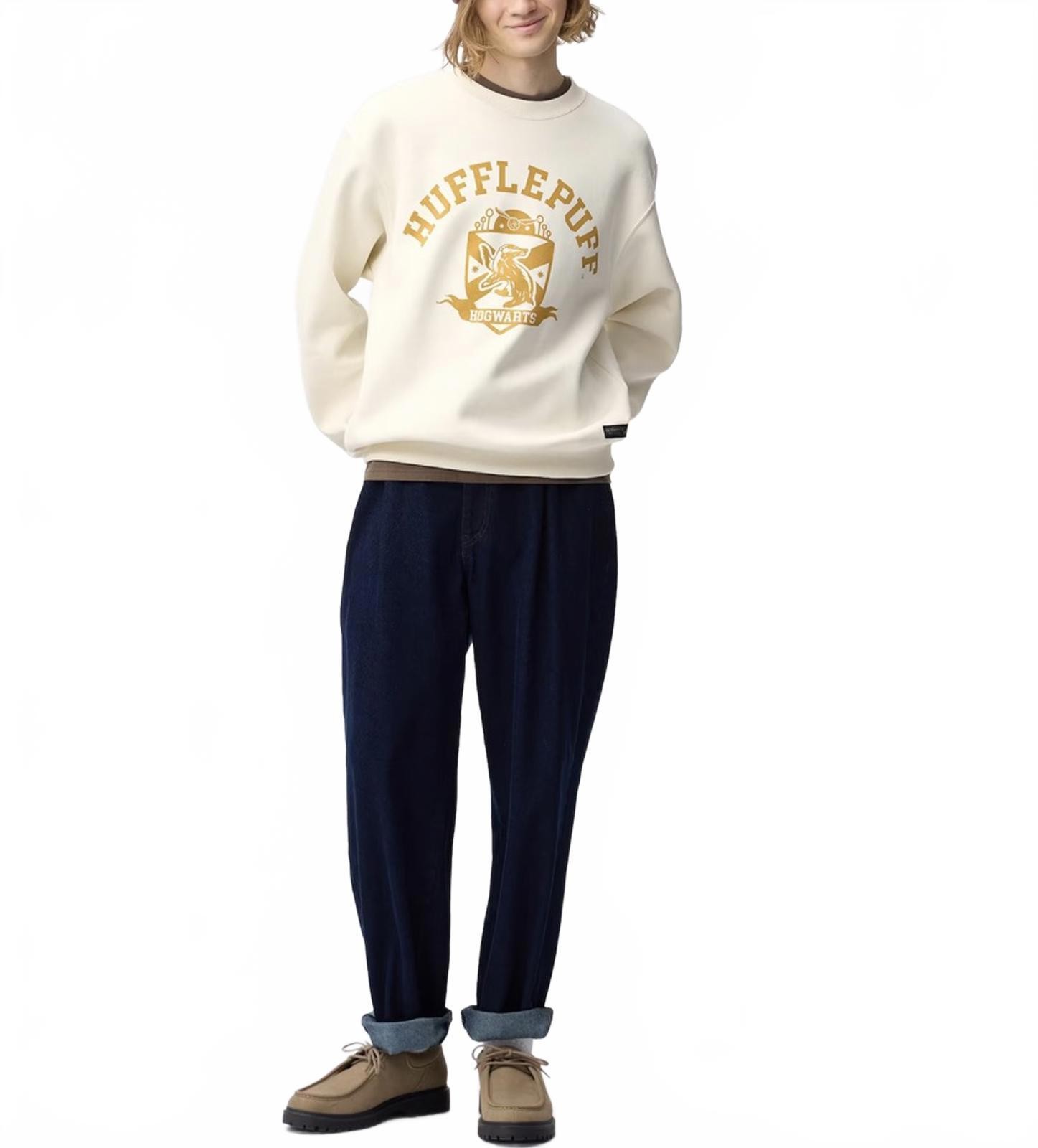 Uniqlo GU Heavy Weight Sweatshirt | Harry Potter NWT Off White Mens Large image 7