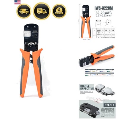 Micro Connector Pin Crimping Tool for Electronics Repair and Manufacturing