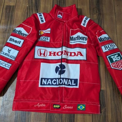 GO KART CORDURA BOMBER JACKET SENNA 1991 Sublimation Print In All Sizes