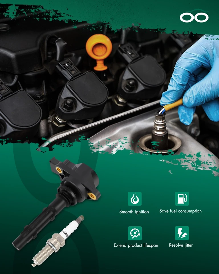 Ignition Coils & Spark Plugs For Mercedes-Benz G550 GLK350 C300 UF535 - Image 4 of 4