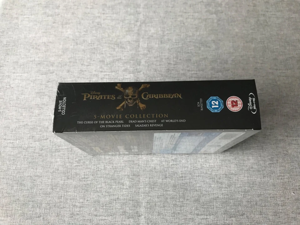 Pirates Of The Caribbean 5 Film Collection UK Blu-Ray Boxset New Sealed - Image 4 of 4