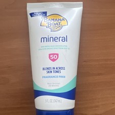 Banana Boat Mineral Zinc Oxide Sunscreen Lotion SPF 50 Broad Spectrum 5oz