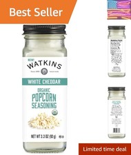 Gourmet Organic White Cheddar Popcorn Seasoning, 3.3 oz