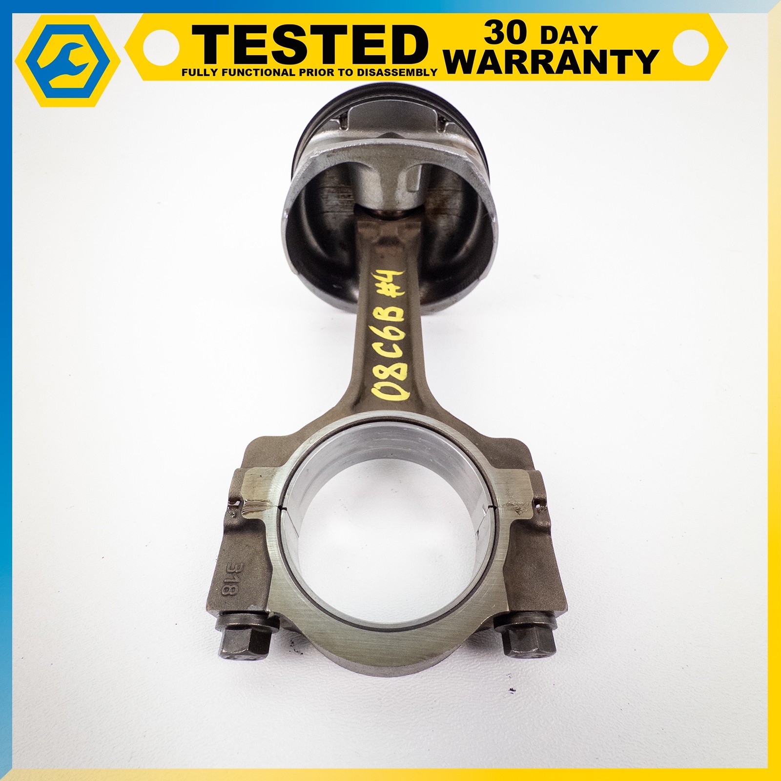 08-13 CHEVROLET CORVETTE C6 6.2L LS3 ENGINE MOTOR PISTON CONNECTING ROD OEM