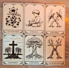 Lenormand Karten aus Holz –