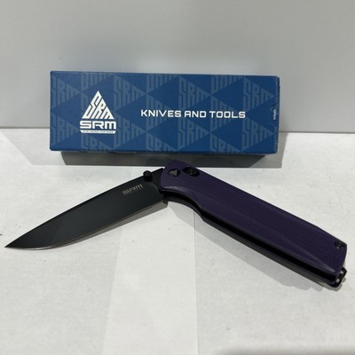 SRM 258L-GN (D2 blade, G10 handle, Mono Chassis, Ambi Clip, Ambi Lock)