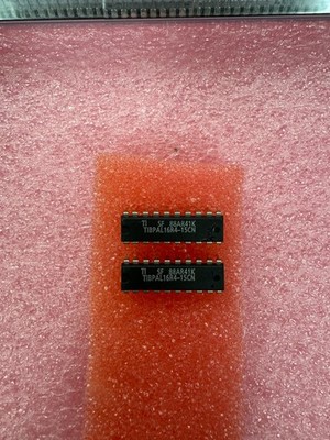 VINTAGE TI PAL Programmable Logic Device (PLD) TIBPAL16R4-10CN TIBPAL16R4-15CN
