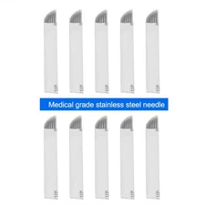 Permanent Makeup Kit Microblading Eyebrow Tattoo Practice Pen Needle Microbl FFG