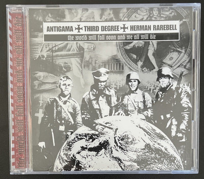 ANTIGAMA THIRD DEGREE HERMAN RAREBELL THE WORLD WILL FALL SOON.. CD NEAR MINT