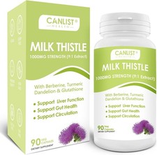 Liver Support 90ct Detox  Cleans Repair Health Milk Thistle Antioxidant  Gut..