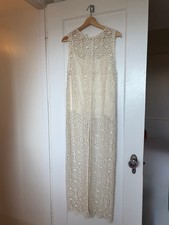 Alice + Olivia Anora Crochet Maxi Dress | Size L | NWT