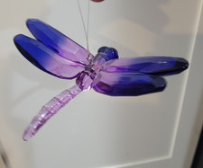 Purple Dragonfly Ornament for Year-Round Indoor or Outdoor Decor