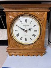 VINTAGE QUARTZ WALL CLOCK DANIEL DAKOTA Oak Works