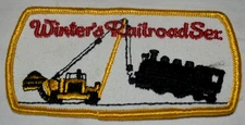 Winter's Railroad Sex Embroidered Train Patch New Sew On