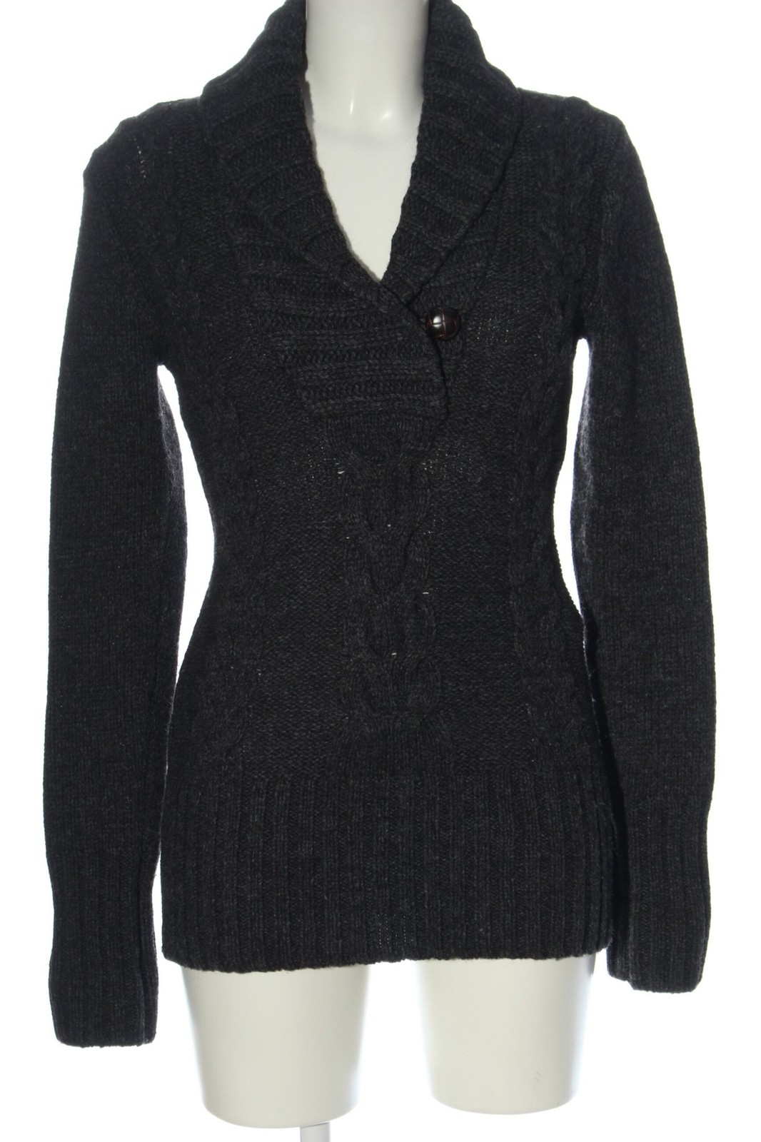 H&M L.O.G.G. Strickpullover Damen Pullover Gr. DE 36 hellgrau Casual-Look