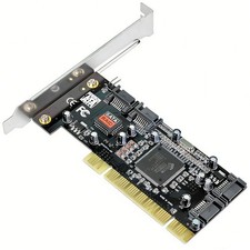 PCI to 4 ports SATA Serial ATA RAID Sil3114 C...