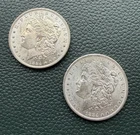 Lot of 2 1884-O Morgan Silver Dollars | BU | New Orleans | 90% Silver