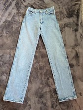 Vintage 90s Era Wrangler Light Wash Jeans: No Back Pockets