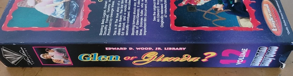 1998 Englewood Entertaiment VHS: Haunted Hollywood vol. 12: Glen or Glenda? Foto 4 de 4