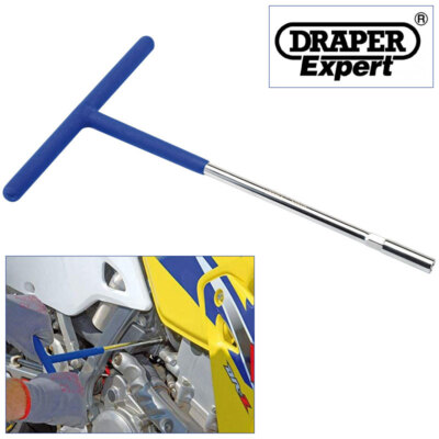 DRAPER EXPERT CHROM VANADIUM WEICHER GRIFF 300 mm LANG T-GRIFF 8 mm STECKSCHLÜSSEL