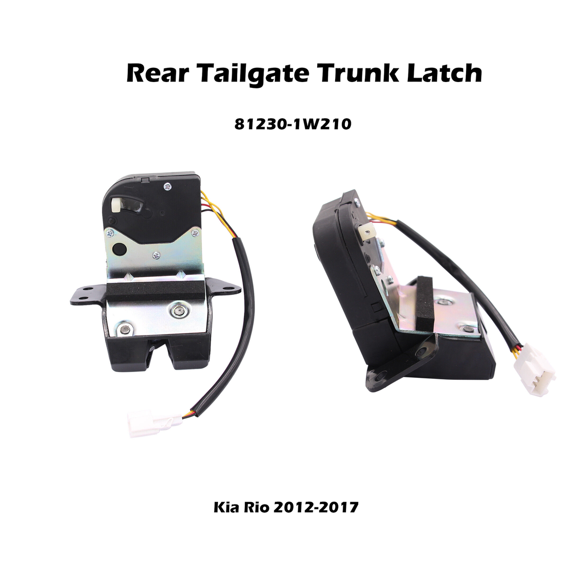 Trunk Lock Latch Tail Gate 81230-1W210 for 12-17 KIA Rio Hatchback