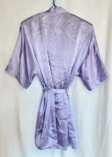 Frederick's of Hollywood Lingerie Lavender Robe Women's Size Medium- NWOT-K53 - Picture 3 of 4