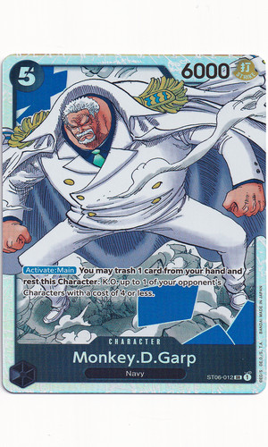 Monkey D. Garp One Piece 2024 ST06 Treasure Cup TOP 16 Promo