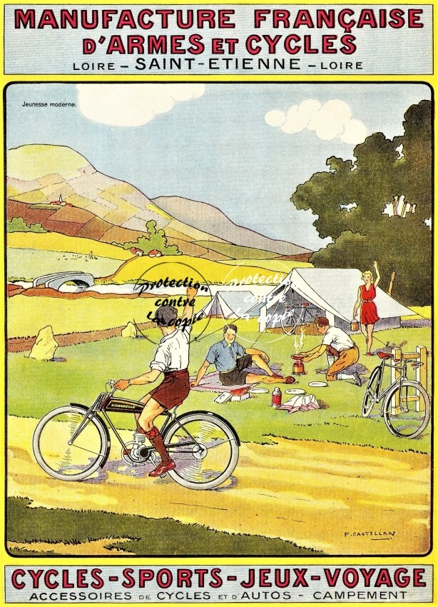 Poster Haute Qualité 50x70cm - Reproduction D'affiche Vintage "FRAGSON TRAVERSE LA MANCHE" - Marque PostersAndCo
