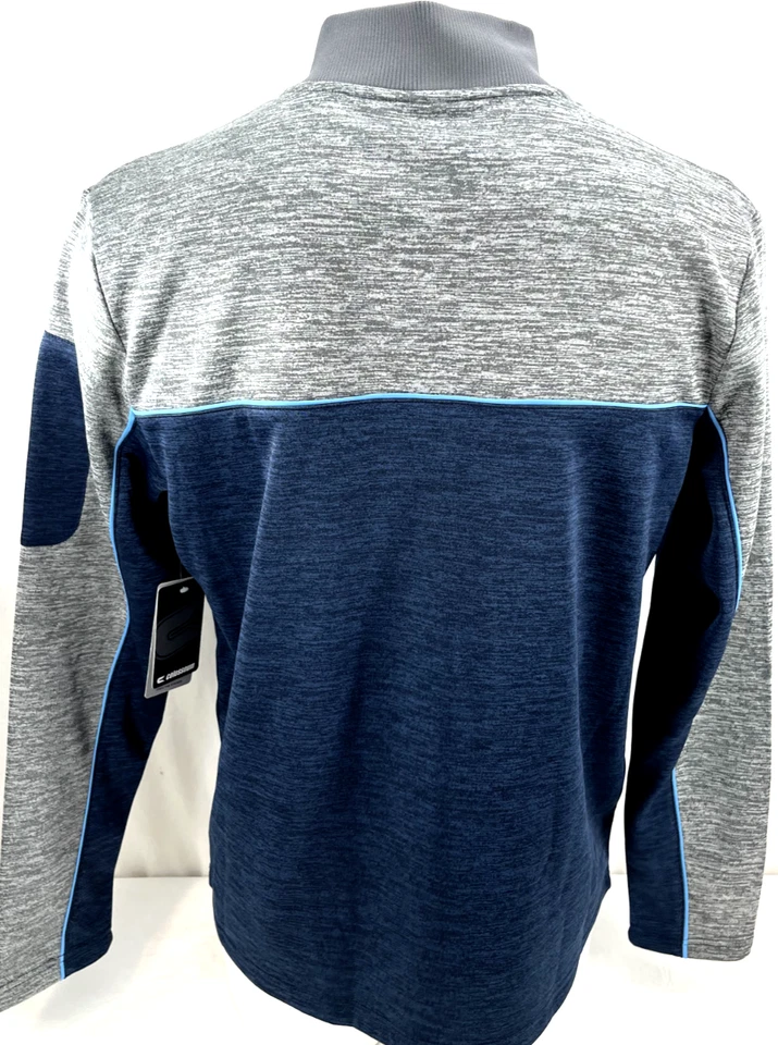 NEW Maine Black Bears Colosseum Athletics Navy LS 1/4 Zip Sweatshirt Men's L - Image 3 of 4