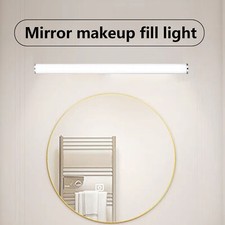 Specchio LED Bagno Luci Vanità Trucco Luce Barra Ricaricabile Touch