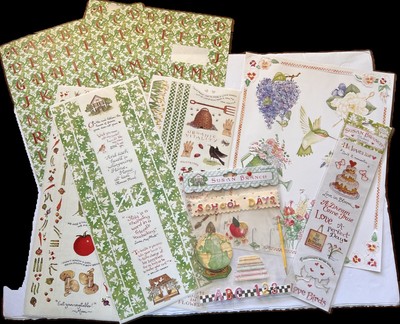 Susan Branch Variety Of Sticker Sheets YOU PICK Gardening Home Camping Dogs Cats